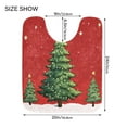 thumbnail image 5 of IAUYY Set of 2 Inch Bath Mat Thick Soft Plush Shower Mat TPR Backing Material Non Slip Bath Mats for Bathroom for Tub Shower Hotel Small Christmas Tree, 5 of 9