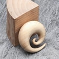 thumbnail image 5 of A Pair of Crocodile Wood Spiral Hanger Plug, 5 of 5