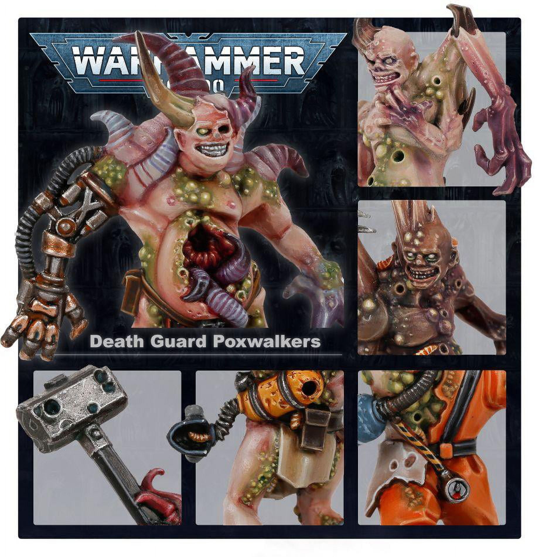 Games Workshop Warhammer 40K 43-76 Death Guard Poxwalkers