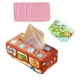 thumbnail image 5 of Caja de pañuelos para bebé, toallas de mano, bufandas sedosas, juguetes, pañuelos para tirar ocupados, actividades para habilidades motoras, regalo de con 3 Toallas Autobús Hugo juego sensorial, 5 of 9