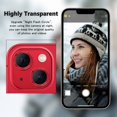 thumbnail image 5 of KONEE Camera Lens Protector Compatible with iphone 14/ 14 Plus, Anti Scratch Tempered Glass Camera Screen Protector, Individual Lens Cover for iPhone 14 / iPhone 14 Plus - Red, 5 of 7