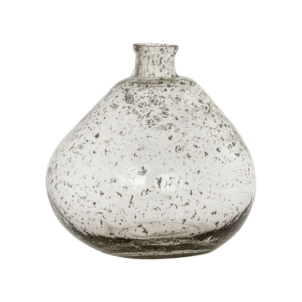 Round Bottle Bubble Glass Vase Glass in Color Bud Table Vase with Round Shape Bailey Street Home 2499-Bel-3380119 - Walmart.com