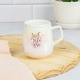 thumbnail image 3 of With Love Inspirational Coffee Mug for Women, Faith Hope & Love Iridescent/White, Ceramic Large 12oz, 3 of 3