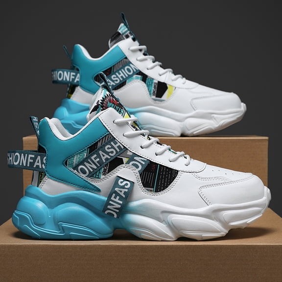 Men'S Athletic Shoes with High Tops, Featuring Slip-Resistant And Durable Soles, Comfortable Inner Materials, Suitable for Outdoor Hiking