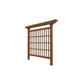 thumbnail image 5 of Vita 80" x 90" Colonial Composite Vinyl Trellis and Privacy Screen, Brown, VA84051, 5 of 7