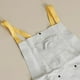 thumbnail image 4 of Delantal Protector de Soldadura de Cuero Blanco con Bolsillos Y Protección Contra Llamas 90x60 Cm a Prueba de Salpicaduras Soledad Delantal de soldadura resistente al calor, 4 of 10