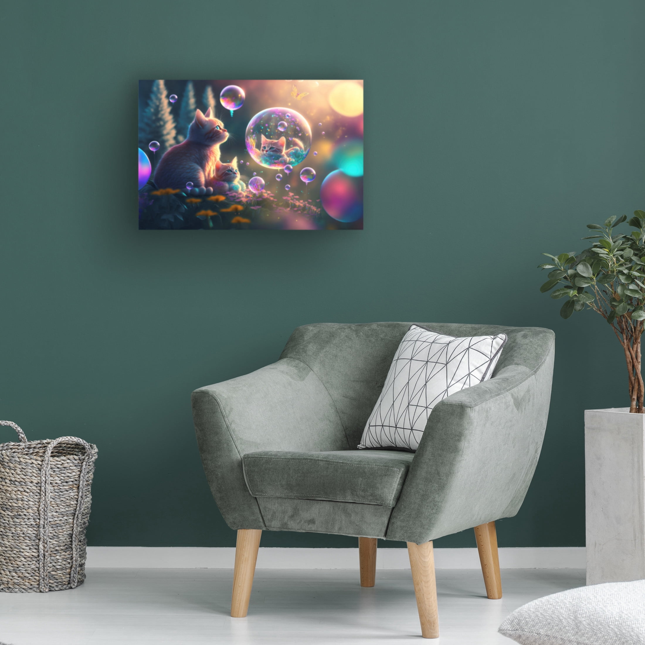 Canvas Wall Art - Ray Heere 'Mystical Morning 5' Wall Art for Living Room, Bedroom, or Office Décor by Trademark Fine Art - 24 x 16 Inches