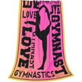 thumbnail image 4 of LHSHID Love Gymnastics Blanket Fleece Throw Home Decor Soft Cozy Blanket Bed Couch Sofa for Girls Boys Teens 30"x40", 4 of 7