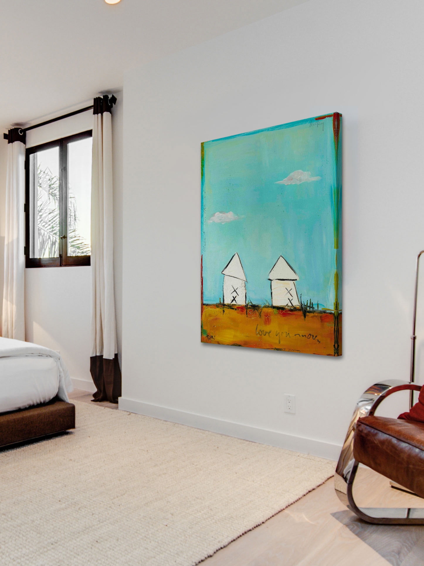 Marmont Hill "Love You More" by Tori Campisi Painting Print on Canvas