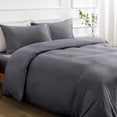 thumbnail image 4 of Duvet Cover Queen Piece Prewashed Ultra Soft Queen Bedding Set Features Zipper Closure and Corner Ties Includes Duvet Cover x & Pillowcases No Comforter, 4 of 7