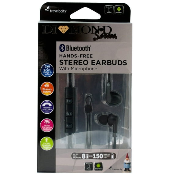 Travelocity Stereo Handsfree Headset Black