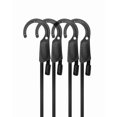 thumbnail image 1 of Cuerdas Elásticas Ajustables LuckyStraps 80" Negras con Ganchos (4 Piezas), 1 of 4
