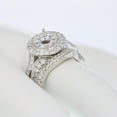 thumbnail image 6 of Vir Jewels 0.85 CTTW Diamond Semi Mount Bridal Set .925 Sterling Silver Wedding Size 7 Female Adult, 6 of 8