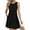 Black, variant on Dress for Women Lacking Corner Collar Strap Sleeveless Mini Dress Fashion Elegant Solid Color Waist Defining Designed Summer Dress, S-2XL