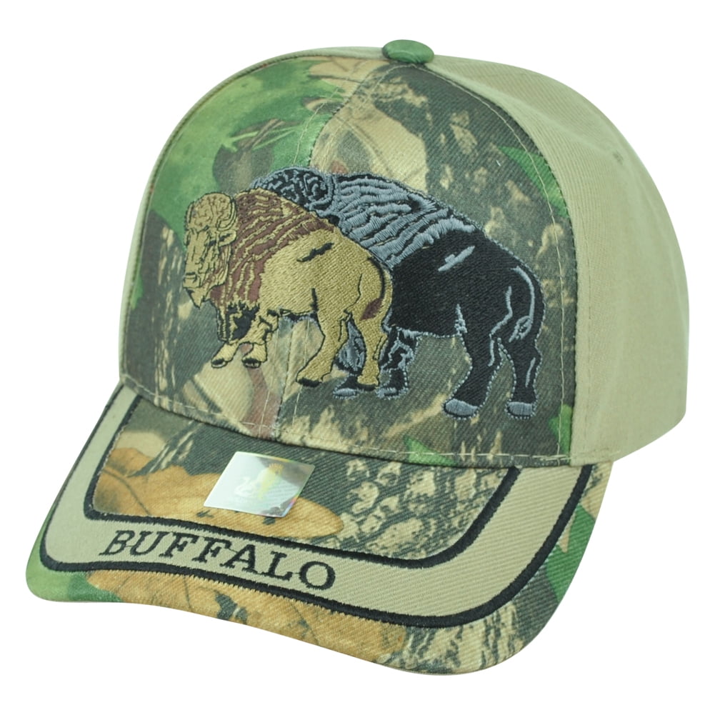 show original title Details about   Buffalo Wild Animal Camouflage Camo Two Tone Outdoor Adjustable Hat 