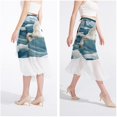 thumbnail image 4 of Seagull Stylish Chiffon Beach Skirt for Women - for a Day at the Beach, 4 of 6
