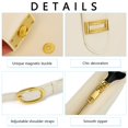 thumbnail image 7 of Shoulder Bag for Women, Elegant Underarm Purse Ladies, Vintage Shoulder Bag for Women, Commuter Package, White, 7 of 7