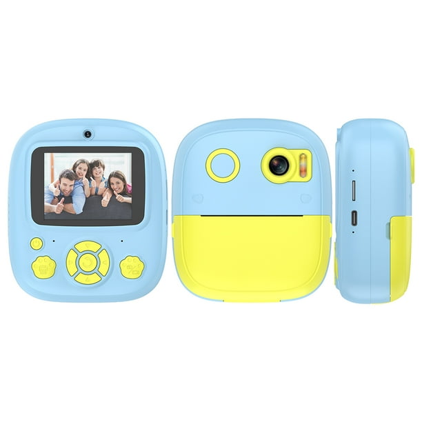 Ndcxsfigh Cámara Impresión Instantánea para 12MP HD 1080P Cámara para Pantalla 2 4 Pulgadas (azul)