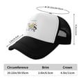 thumbnail image 6 of PAYOHTO Kids Turn Back Style Monkey Freestyl Baseball Hat Back Adjustable Mesh Breathable Hats Black Trucker Cap Outdoor Fishing Sun Caps for Boys or Girls ages 4-10, 6 of 9