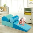thumbnail image 3 of Gymax Ensemble de Jeu d'Activité de Rampement et d'Escalade pour Enfants 5 Pcs, Blocs en Mousse Souple, Structure de Jeu pour Tout-Petits, 3 of 10