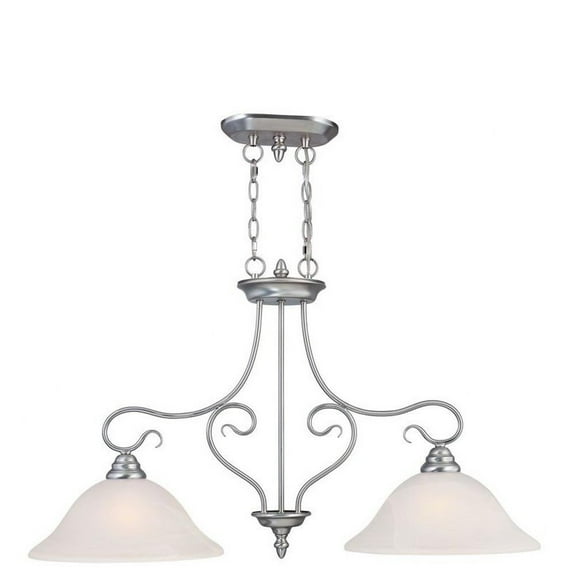 2 Light Island in Traditional Style 13 inches Wide By 21.25 inches High Bailey Street Home 218-Bel-732275
