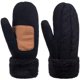 thumbnail image 1 of Guantes de lana de invierno para mujer, guantes térmicos de punto cálido con pantalla táctil y forro polar grueso, 1 of 6