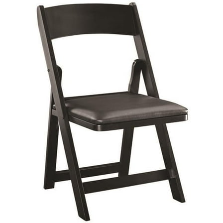 21 x 19 x 33 in. Folding Game Chair - Black