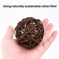 thumbnail image 4 of 21 Pcs/Lot Mixed 3 Colors Rattan Balls Vase Fillers for Wedding , Assorted Three Size(3cm/5cm/7cm), 4 of 7