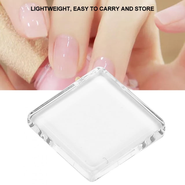 FAGINEY Nails Color Card, Nail Polish Color Card, Transparent Color Nail Polish Gel Display Manicure Tool