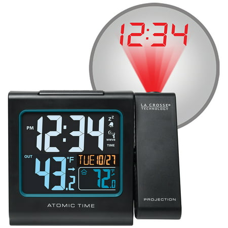 La Crosse Technology 616-146 Projection Alarm Clock with