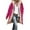 Hot Pink#womens hoodies zip up clearance, variant on Womens Long Puffer Coats Reversible Fleece Jacket Oversized Long Sleeve Hooded Coat Winter Zip Parka Quilted Down Coat Pink,S