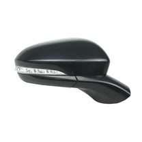 New Aftermarket  Premium Passenger Side Door Mirror Power Heated Not Painted FS7Z17682CB fits 2013-2017 Ford Fusion
