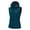 Dark Blue, variant on Off Road Ventures Women's Hooded Softshell Vest Lightweight Waterproof Sleeveless Fleece Lined Jacket Outerwear Cycling