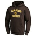 thumbnail image 2 of Men's Brown San Diego Padres Heart & Soul Pullover Hoodie, 2 of 3
