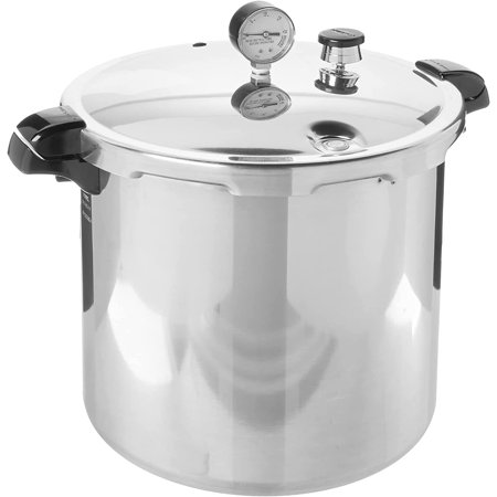 Presto 01784 23-Quart Induction Compatible Pressure Canner Silver