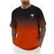 thumbnail image 5 of Camisas de Manga Larga para Hombres Imprimir Casual Cuello Redondo Blusa de Manga Corta, Camisas de Lino para Hombres, 5 of 8
