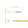 thumbnail image 4 of Angara Collier en Diamant Naturel - Collier en Barre de Diamant Rond à Griffes en Or Jaune 14K pour Femmes, 4 of 9