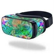 Skin Decal Wrap Compatible With Samsung Gear VR (Original) cover Sticker Design Psychedelic