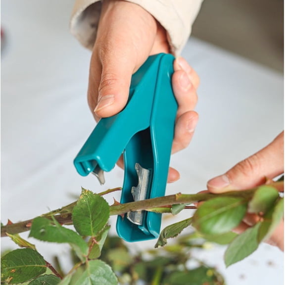 1-Pack Rose Thorn Stripper Tool, Portable Stem Cleaner & Leaf Remover for Roses, Easy Handheld Thorn Remover for Gardening, Florists & Flower Arranging TIKA