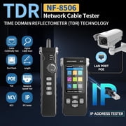 NOYAFA NF-8506 TDR Cable Tester with PoE BT/AT/AF, IP Scanner, Ping Test, Wire Fault Distance Locator