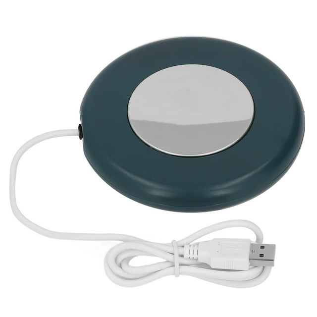 Rechargeable Mug Warmer, Energy Saving Power Coffee Mug Warmer 55°C Constant Temperature Wear Resistant For Office For Coffee Green