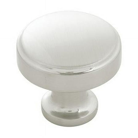 1.25 in. dia. Cabinet Knobs, Satin Nickel
