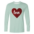 thumbnail image 3 of qucoqpe Valentine's Day Shirts for Men 2026 Spring Fashion Casual Love Heart Printed Long Sleeve Tops Loose Pullover Blouse, 3 of 5