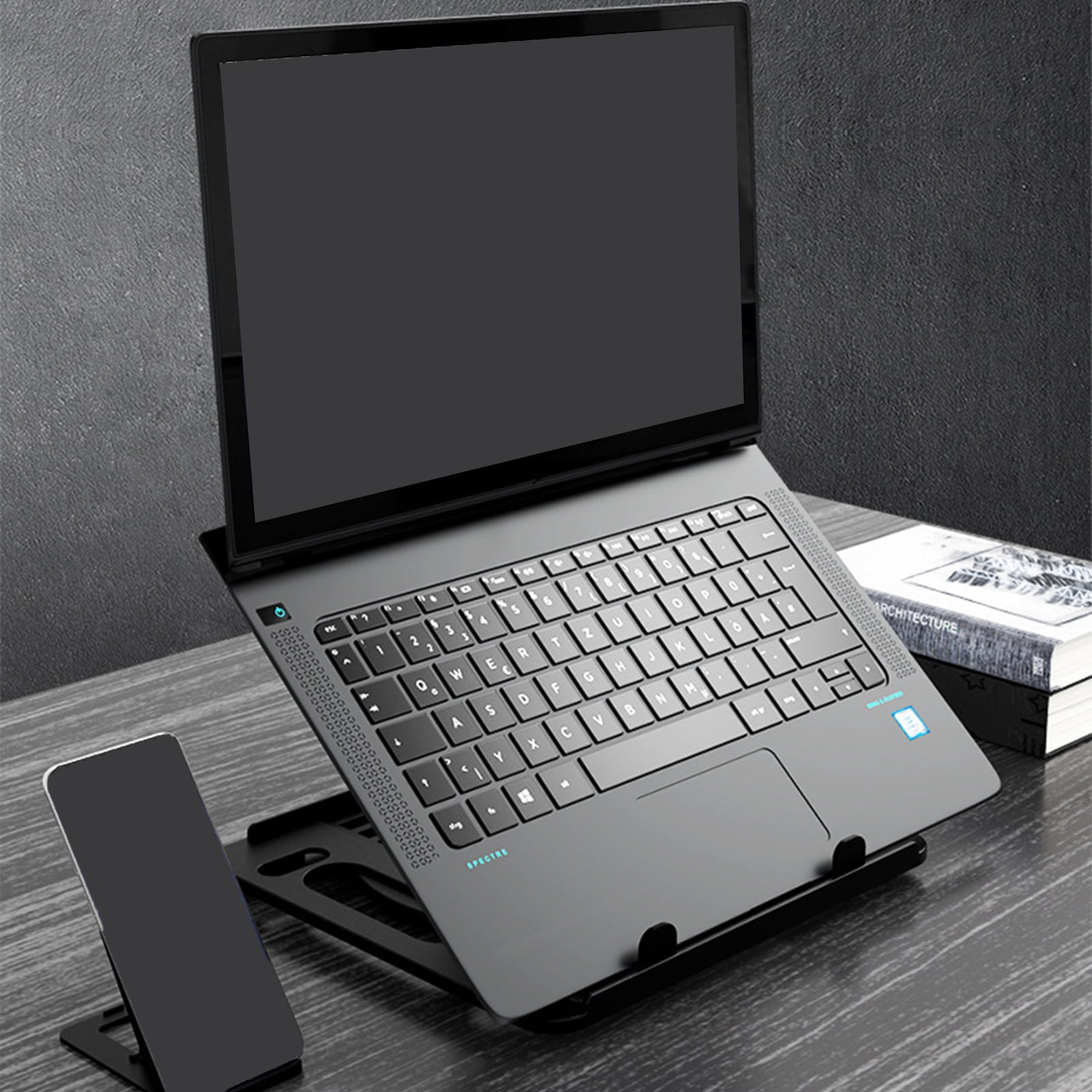 Universals Aluminum Laptop Stand Collapsibl Portable Computer Riserly for Notebook