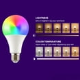 thumbnail image 5 of Bombilla LED Regulable E27 de 15 W con Luz de Inundación RGB Multicolor de 16 Colores y Control Remoto Que de Color, 5 of 5