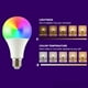 thumbnail image 5 of Bombilla LED Regulable E27 de 15 W con Luz de Inundación RGB Multicolor de 16 Colores y Control Remoto Que de Color, 5 of 5