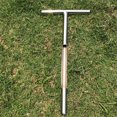 thumbnail image 1 of 20 Inch Golf Soil Sampler Probe, Stainless Steel T-Style Handle Soil Test Kits (Silver), 1 of 4
