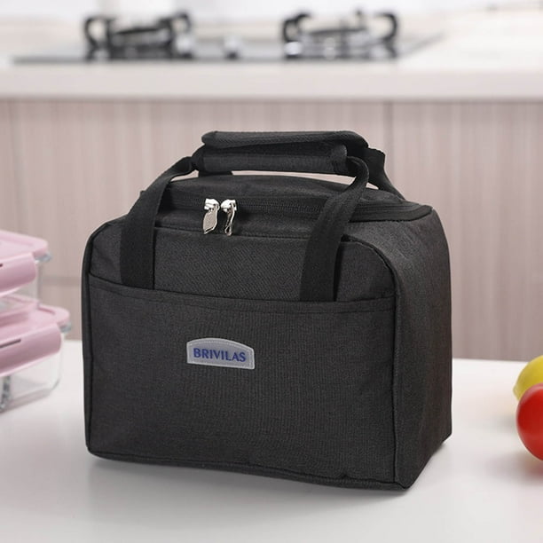 Bolsa de almuerzo de tela Oxford, bolsa de pícnic al aire libre, bolsa de almuerzo portátil, bolsa Bento, bolsa grande de preservación del calor, bolsa de hielo Wmkox8yii HFSH2593