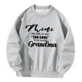 thumbnail image 4 of Sudadera con cuello redondo para mujer, camisa de regalo estampada, jersey de moda, Tops, jersey para acampar, oficina, primavera, trabajo, viajes M Yinane Sudadera informal, 4 of 8