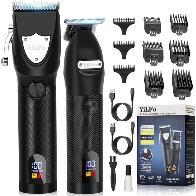 Cortapelos YilFo Professional Barber con pantalla LED